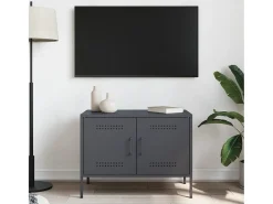Móvel de TV 68x39x50,5 cm aço antracite PT679453