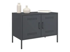 Móvel de TV 68x39x50,5 cm aço antracite PT679453