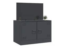 Móvel de TV 67x39x44 cm aço antracite PT854723