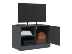 Móvel de TV 67x39x44 cm aço antracite PT307648