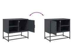 Móvel de TV 68x39x60,5 cm aço antracite