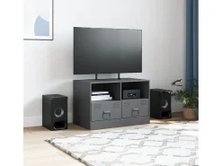 Móvel de TV 67x39x44 cm aço antracite PT425743