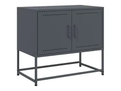 Móvel de TV 68,5x39x60,5 cm aço antracite PT637654