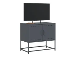 Móvel de TV 68,5x39x60,5 cm aço antracite PT637654