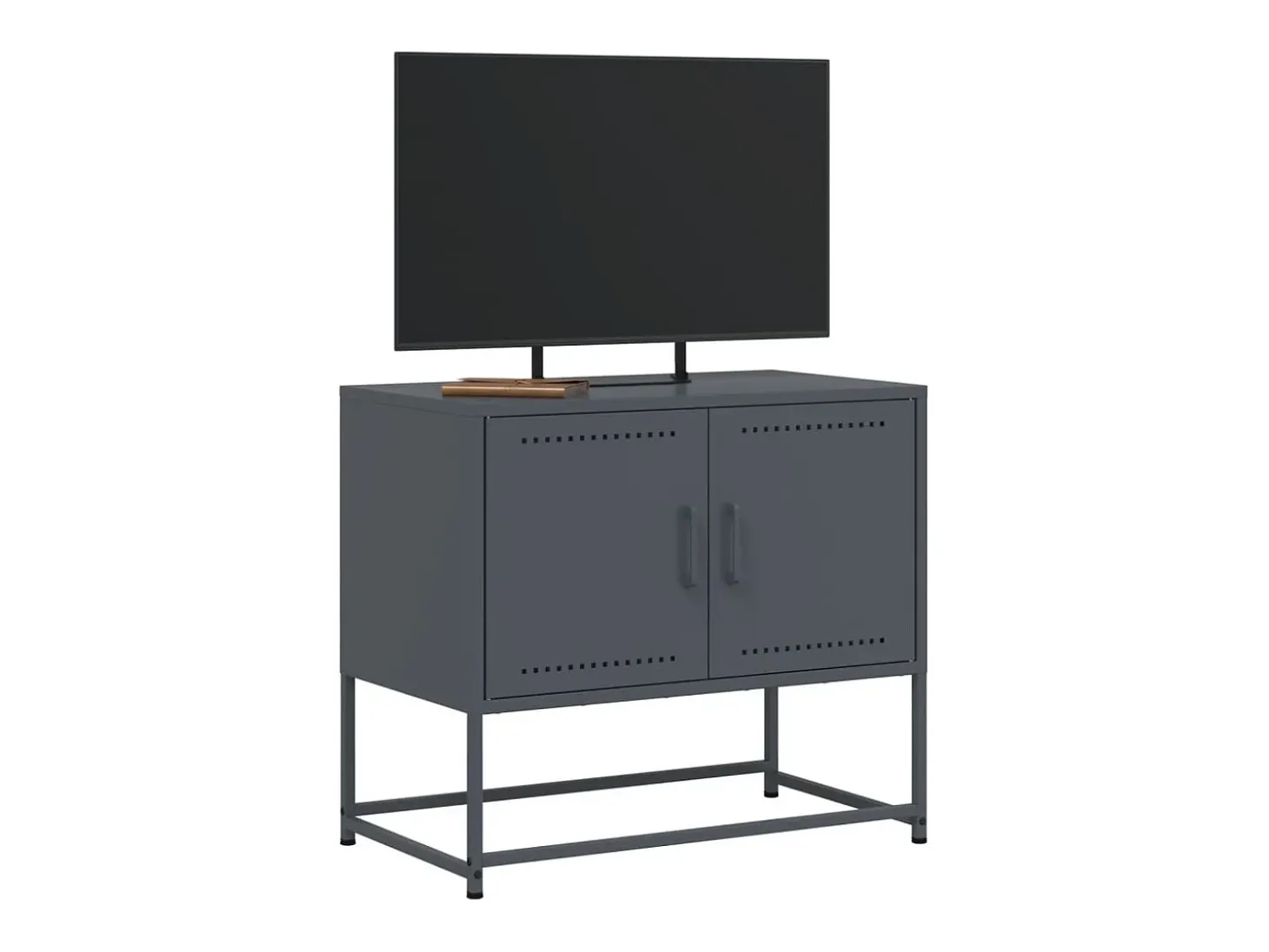 Móvel de TV 68,5x39x60,5 cm aço antracite PT637654