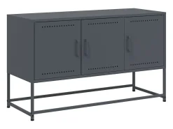 Móvel de TV 100,5x39x60,5 cm aço antracite PT492388