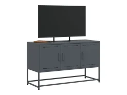 Móvel de TV 100,5x39x60,5 cm aço antracite PT492388