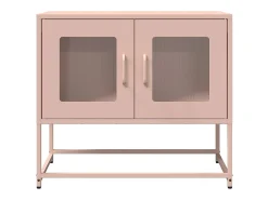 Móvel de TV 68x39x60,5 cm aço laminado a frio rosa
