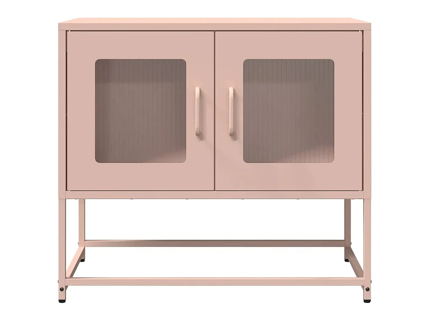 Móvel de TV 68x39x60,5 cm aço laminado a frio rosa