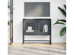 Móvel de TV 68x39x60,5 cm aço laminado a frio antracite
