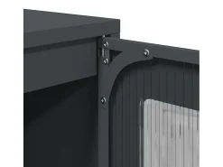 Móvel de TV 68x39x60,5 cm aço laminado a frio antracite