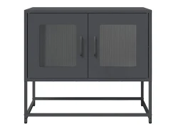 Móvel de TV 68x39x60,5 cm aço laminado a frio antracite