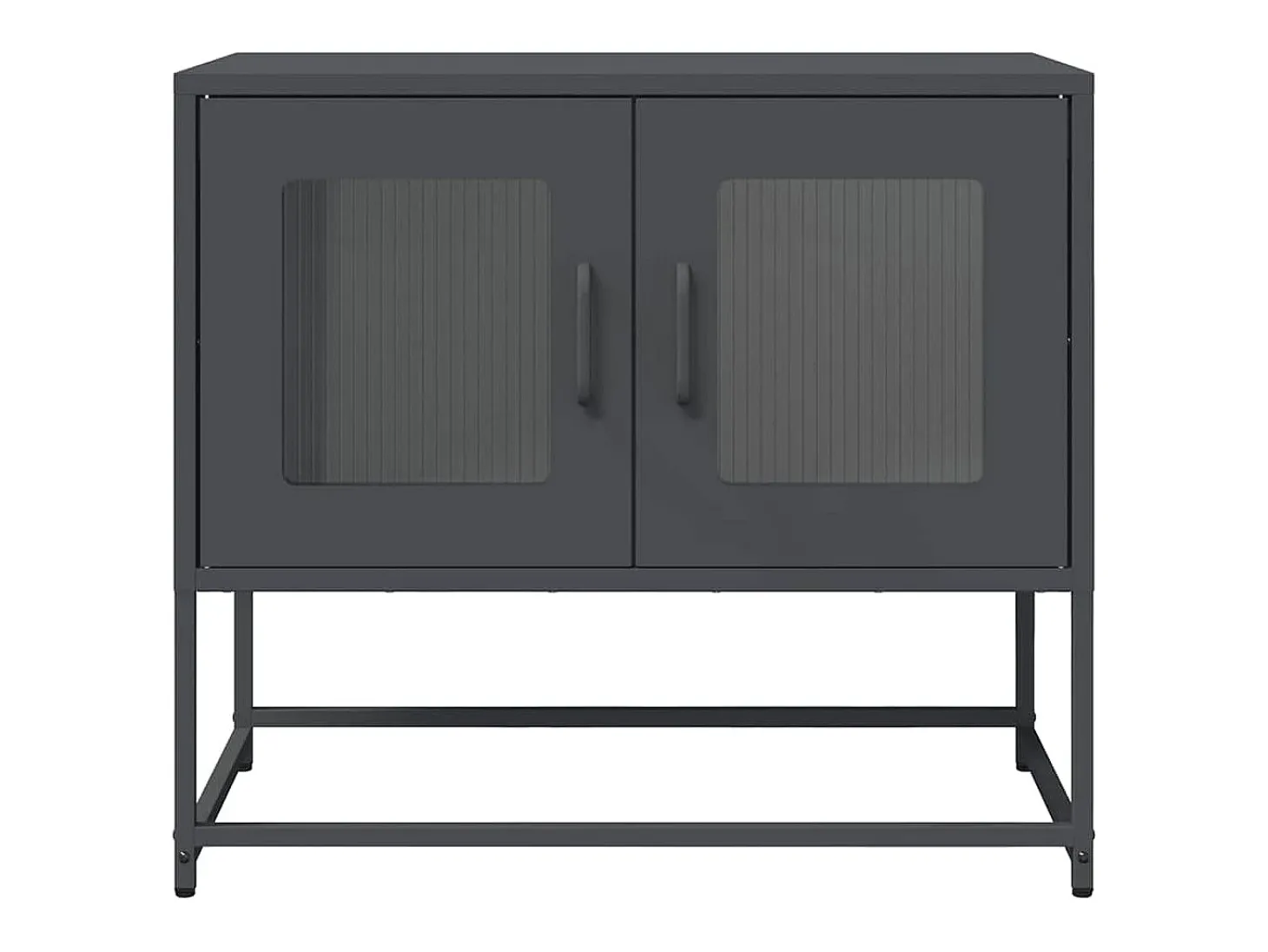 Móvel de TV 68x39x60,5 cm aço laminado a frio antracite