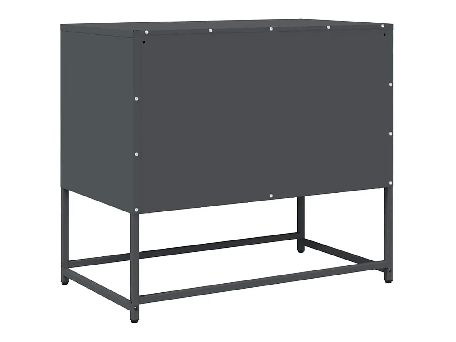 Móvel de TV 68x39x60,5 cm aço laminado a frio antracite