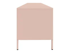 Móvel de TV 202x39x43,5 cm aço laminado a frio rosa