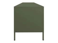 Móvel de TV 202x39x43,5 cm aço laminado a frio verde-azeitona