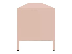 Móvel de TV 202x39x43,5 cm aço laminado a frio rosa