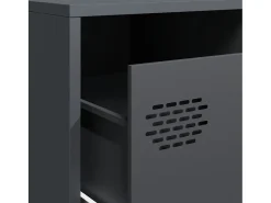 Móvel de TV 202x39x43,5 cm aço laminado a frio antracite