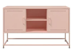 Móvel de TV 100,5x39x60,5 cm aço rosa