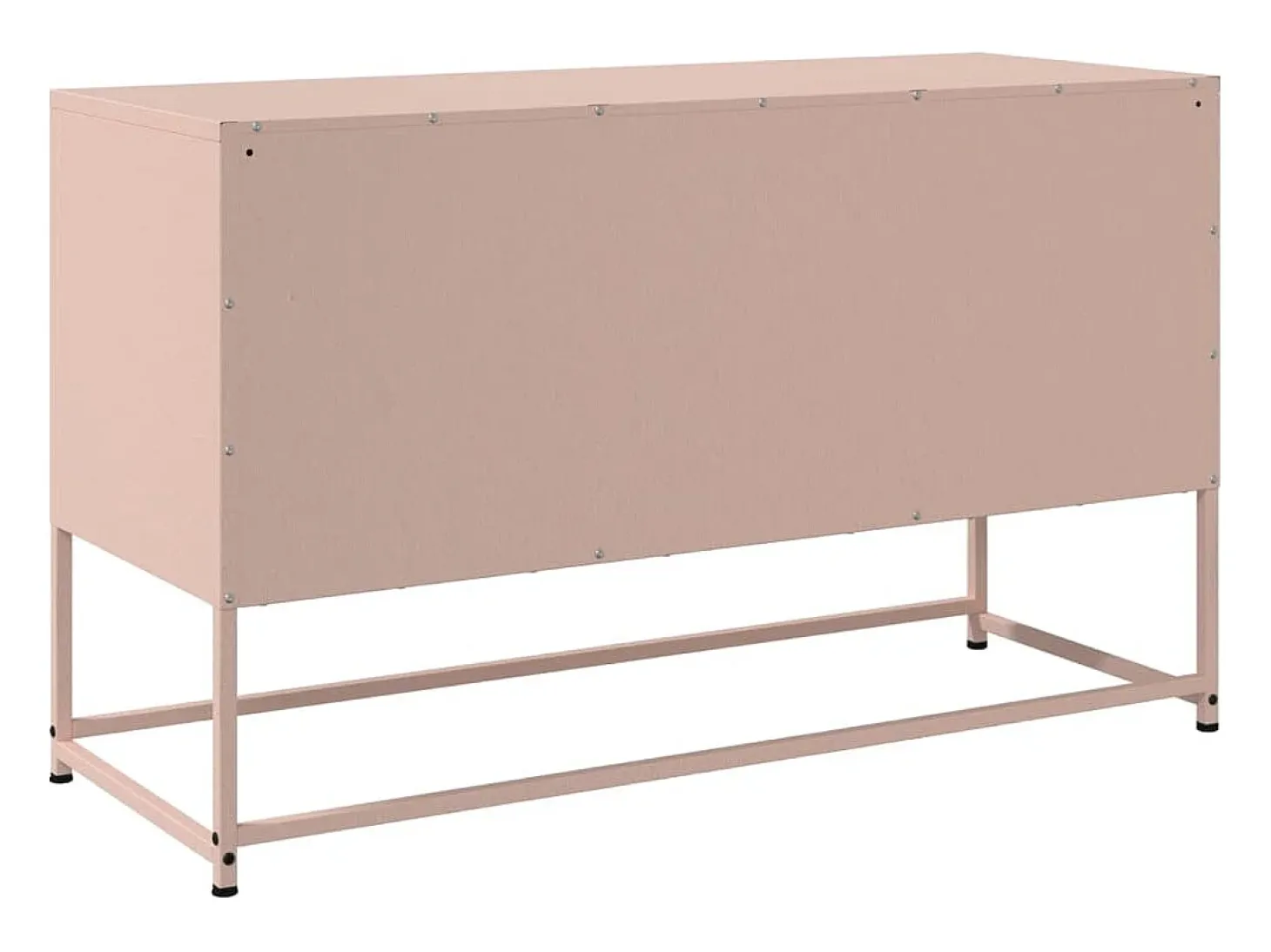 Móvel de TV 100,5x39x60,5 cm aço rosa