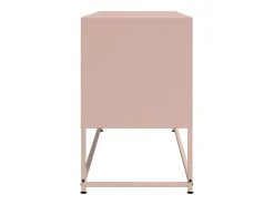Móvel de TV 100,5x39x60,5 cm aço rosa