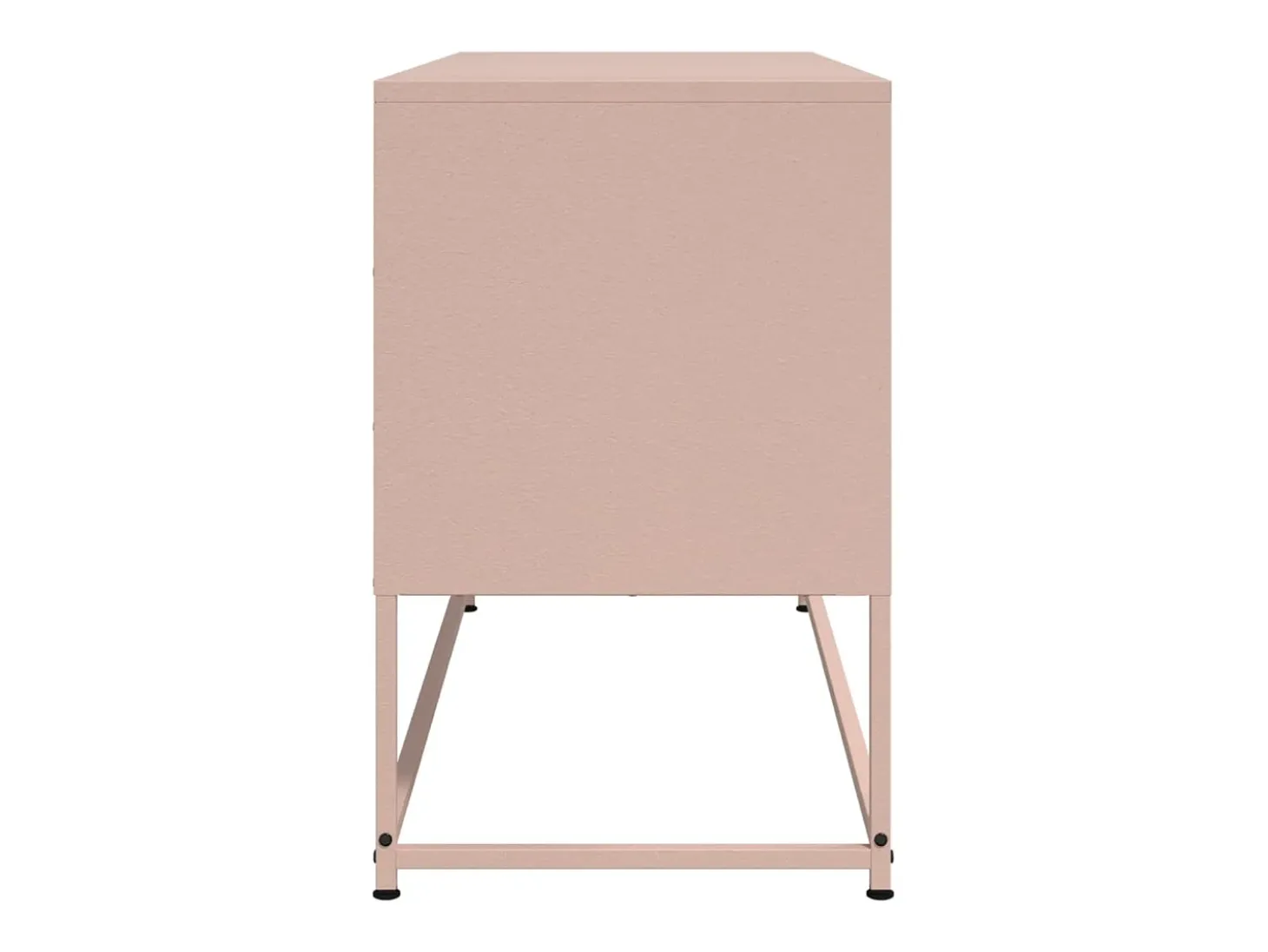 Móvel de TV 100,5x39x60,5 cm aço rosa