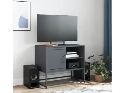 Móvel de TV 100,5x39x60,5 cm aço rosa PT337365