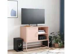 Móvel de TV 68x39x60,5 cm aço rosa PT988916