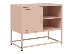 Móvel de TV 68x39x60,5 cm aço rosa PT988916