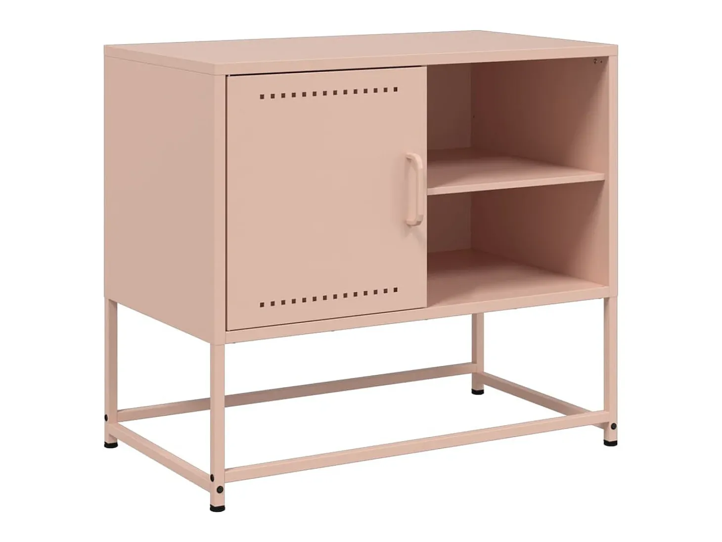 Móvel de TV 68x39x60,5 cm aço rosa PT988916