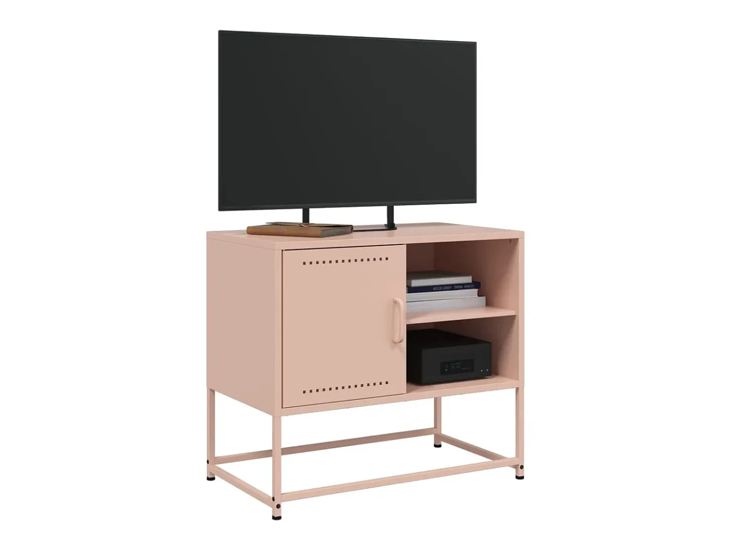 Móvel de TV 68x39x60,5 cm aço rosa PT988916