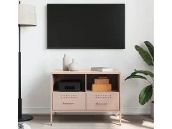 Móvel de TV 68x39x50,5 cm aço rosa PT497327