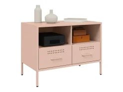 Móvel de TV 68x39x50,5 cm aço rosa PT497327