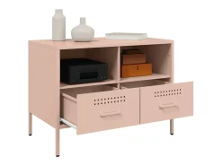 Móvel de TV 68x39x50,5 cm aço rosa PT497327
