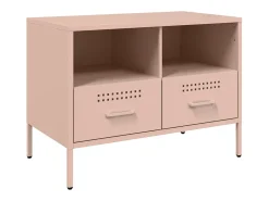 Móvel de TV 68x39x50,5 cm aço rosa PT497327