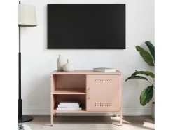 Móvel de TV 68x39x50,5 cm aço rosa PT989364
