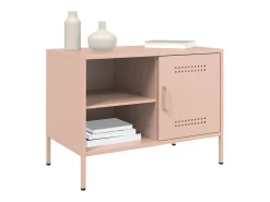 Móvel de TV 68x39x50,5 cm aço rosa PT989364