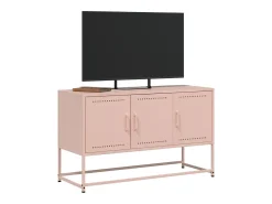 Móvel de TV 100,5x39x60,5 cm aço rosa PT587644