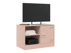 Móvel de TV 67x39x44 cm aço rosa PT805557