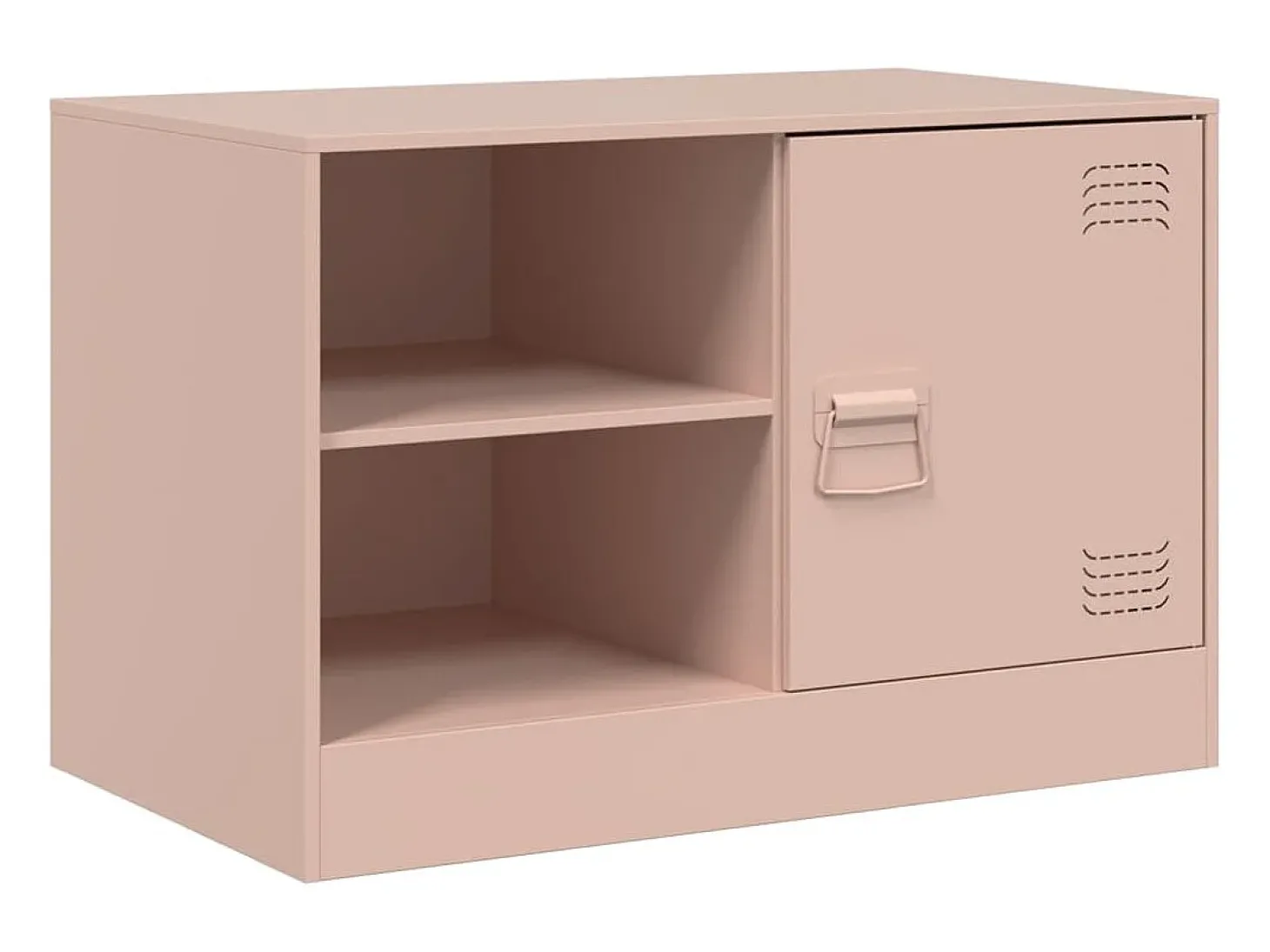 Móvel de TV 67x39x44 cm aço rosa PT805557