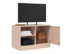 Móvel de TV 67x39x44 cm aço rosa PT805557