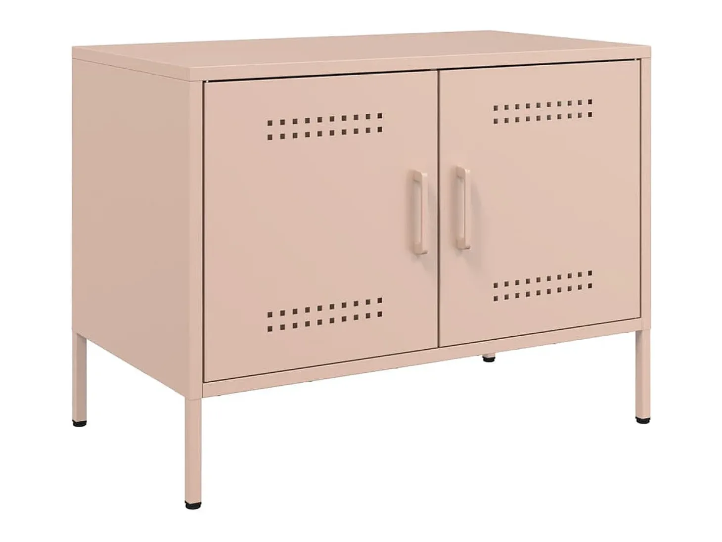 Móvel de TV 68x39x50,5 cm aço rosa PT977082