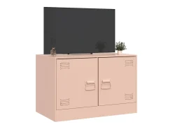 Móvel de TV 67x39x44 cm aço rosa PT122452