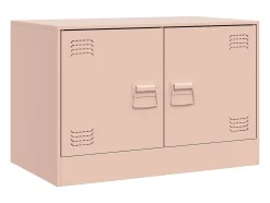 Móvel de TV 67x39x44 cm aço rosa PT122452