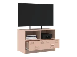 Móvel de TV 67x39x44 cm aço rosa PT946671