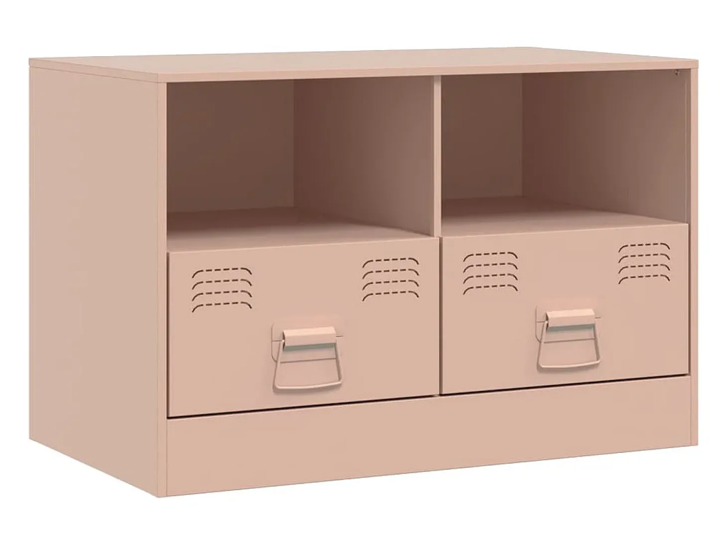 Móvel de TV 67x39x44 cm aço rosa PT946671