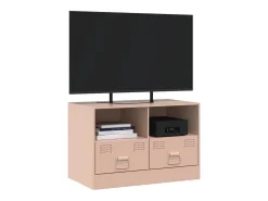 Móvel de TV 67x39x44 cm aço rosa PT946671