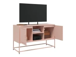 Móvel de TV 100,5x39x60,5 cm aço rosa PT991010