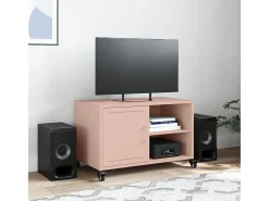 Móvel de TV 68x39x43,5 cm aço rosa PT350263