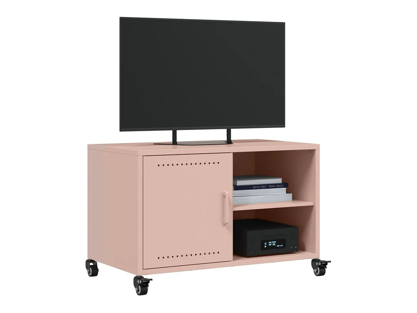 Móvel de TV 68x39x43,5 cm aço rosa PT350263